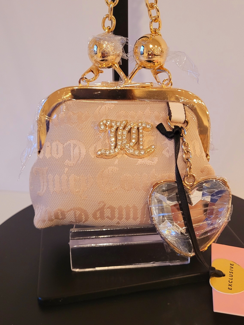 Juicy Couture Kisslock Coin Purse Crossbody